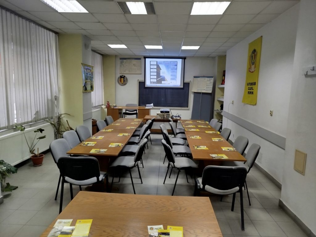 sala de legislatie a scolii de soferi Brasov Automobil Clubul Roman