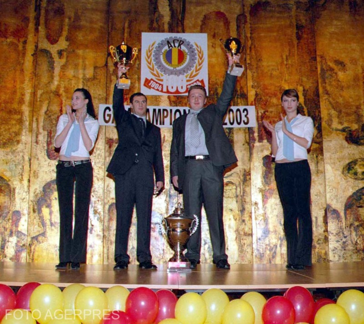 Mihai Leu și Ciprian Solomon premiați de ACR la Gala Campionilor 2003