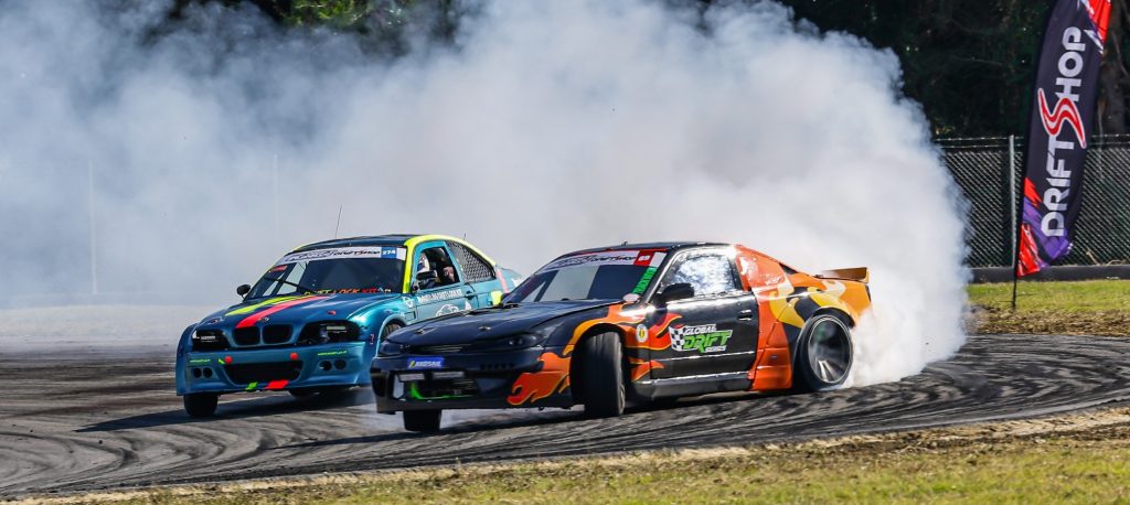 Duel spectaculos al echipei de drift ACR România pe circuit la Drift Kings Serres 2025